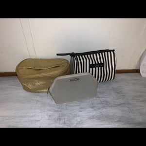 3 makeup bags